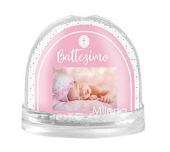 Palla di neve Pois Battesimo her