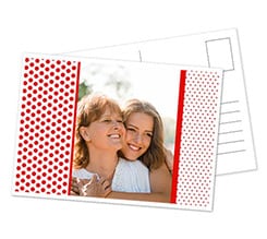 Cartolina Pois rossi