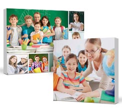 Collage fotografico su tela