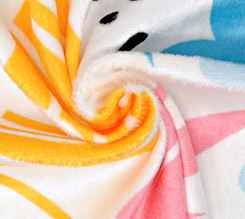 Stampa su tessuto ciniglia