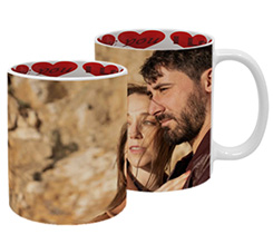 Tazza cuore personalizzata