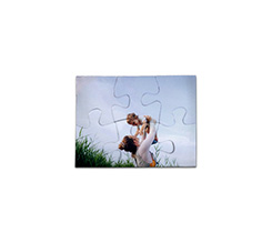 puzzle magnetico rettangolare con foto