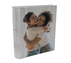 Album foto da personalizzare con immagine sull'intera copertina in tessuto