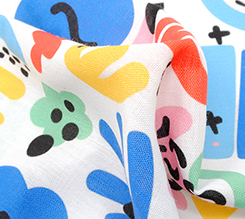 Stampa su lino sintetico