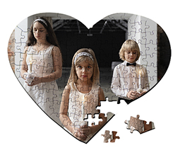 Puzzle prima Comunione personalizzati a forma di cuore