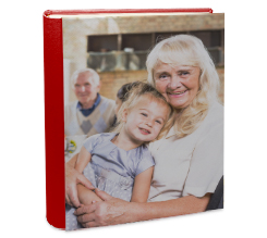 Album in pelle personalizzato con foto per la festa dei nonni