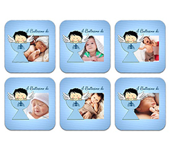 Calamite quadrate Battesimo Pack da 6