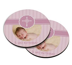 Sottobicchiere masonite tondo Baptism her