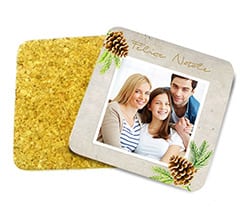 Sottobicchiere in sughero Pine cone