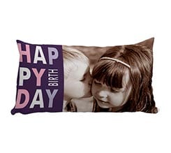 Happy Birthday Viola su Cuscino Carezza