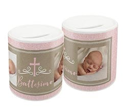 Salvadanaio Battesimo bimba