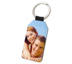 Portachiavi Rettangolare in Pelle