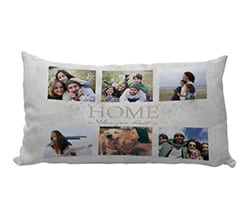 Foto cuscino carezza Home with heart