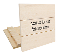 stampa foto su listelli in legno