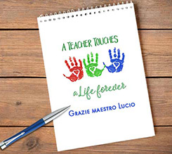 Block Notes A4 Spirale Impronte bimbi