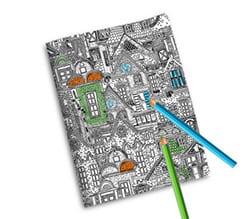 Quaderno con Copertina da Colorare House