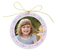 Decorazione in plexiglass con foto e grafica ballerina