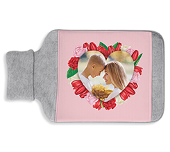 Borsa acqua calda cuore mamma