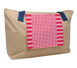 Borsa fashion Texture rigata