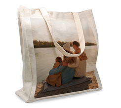 Shopper in Juta foto vacanze famiglia