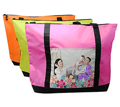 Borsa multiuso con foto e grafica Fiori e Farfalla