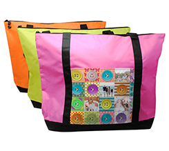 Borsa multiuso per Estate grafica Bottoni Colorati