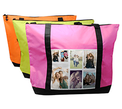 Borsa multiuso con foto e grafica Collage 7 Riquadri