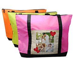 Borsa multiuso in 3 colori con foto e grafica per San Valentino