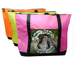 Borsa multiuso per Matrimonio con foto e grafica Rami con Fiori