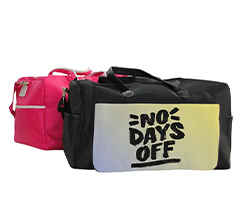 Borsone per palestra con foto e grafica No Days Off