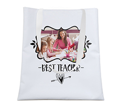 borsa shopping per maestra con grafica teacher