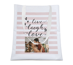 Borsa Shopping per San Valentino con foto e grafica Love