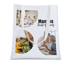 Borsa Shopping per la Festa della mamma grafica Cerchi con Foto