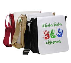 Borsa tracolla per insegnante grafica con Dedica