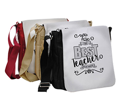 Borsa tracolla per insegnante con grafica Best Teacher
