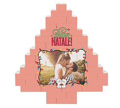 Mattoncini puzzle albero Buon Natale Amore