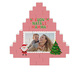 Mattonini puzzle albero Buon Natale albero