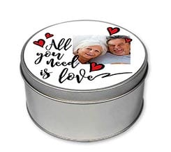 Scatola di Latta Tonda Need love
