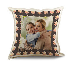 Cuscino in Juta Floreal mum