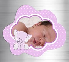 Calamita nuvola Elefantino rosa