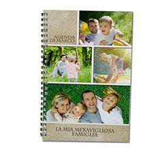 Agenda 14x21 Beige pattern