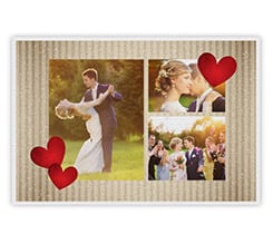 Collage su tela senza telaio Cartonato