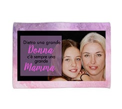 Coperta 150x100 Donna e mamma