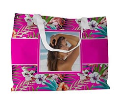 Borsa mare Fantasy flowers