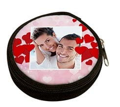 Portamonete rotondo Storm of hearts