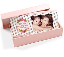 Portafoglio donna in pelle colorato Collage di rose