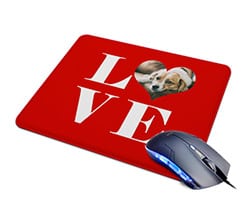 Tappetino Mouse in Pelle Big Love