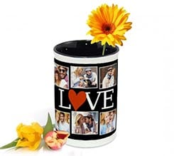 Portafiori in ceramica Lovely collage