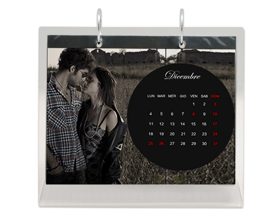 Crea calendario da tavolo in plexiglass