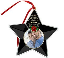 Stella natalizia Happy Christmas